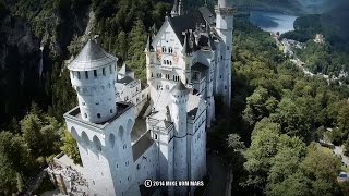 🏰 EPIC NEUSCHWANSTEIN CASTLE AERIAL 🏰 [upl. by Oisangi]