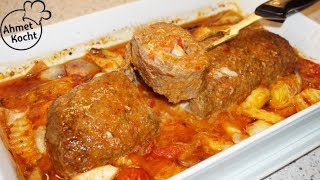 Hackbraten mit Gemüse  Ahmet Kocht  kochen  Folge 382 [upl. by Mathilde711]