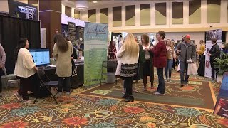 First Wedding Expo of 2019 Provides Info for Brides and Money to Charity [upl. by Anigue]