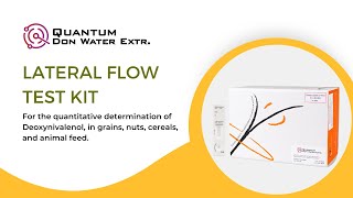 Quantum DON Water Extraction  Rapid Test for DON detection in grains nuts cereals amp animal feed [upl. by Eng562]