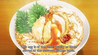 Yukihira Style Chickens Egg Tempura Bowl  Shokugeki no Soma Third plate 2nd cour Episode 1 [upl. by Kcirddahc]