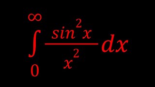 Improper Integral sin2xx2 from zero to infinity  Pentagramprime [upl. by Torras706]