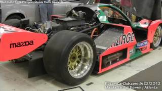 The Mazda 767  26B Four Rotor at Downing Atlanta Revving up [upl. by Glynas]