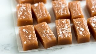 Homemade Salted Caramels Recipe [upl. by Airamas491]