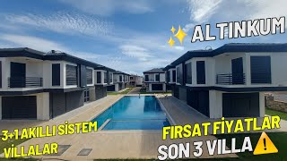 🔥DİDİM ALTINKUM MEVKİİNDE🔥HAVUZLU SİTEDE AKILLI SİSTEM ⚠️SON FIRSAT⚠️ 3 VİLLA🏡 [upl. by Deeraf282]