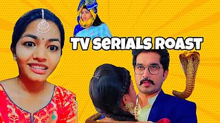 TV SERIALS ROAST🔥 TELUGU  roast trending telugutrolls [upl. by Ahsiekrats]