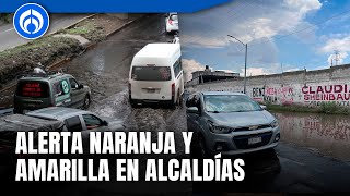 Fuertes lluvias en CDMX y Edomex provocan inundaciones y caída de árboles [upl. by Edmund]