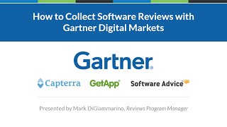 How to Collect Software Reviews with Gartner Digital Markets [upl. by Anwahsit941]