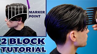 How To Cut a 2 Block Haircut  Step by Step Tutorial [upl. by Alehcim865]