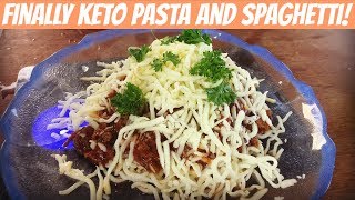 Trying out keto pasta  Our keto spaghetti [upl. by Ahmed596]