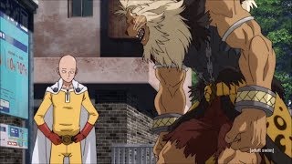 Saitama vs Rei Fera Dublado [upl. by Yerrot]