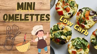 Mini Omelettes RECIPE [upl. by Linea]