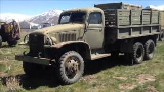 1944 GMC CCKW 25 Ton Vintage Cargo Truck on GovLiquidationcom [upl. by Hughmanick759]