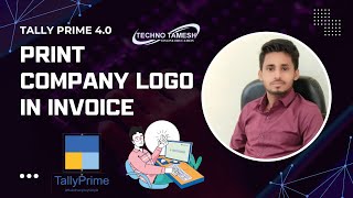 Print Company Logo  Tally Prime 40 technotamesh [upl. by Ajan]