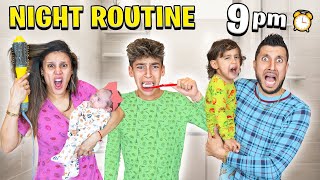 Our New Crazy NIGHT TIME Routine [upl. by Elwee]