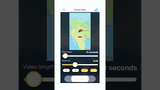 Animated travel map video in 60 seconds shorts [upl. by Newel]