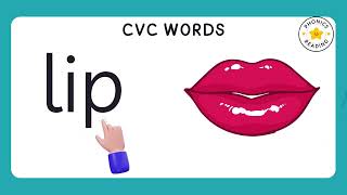 CVC Words with Phonics  Phonics For Kids [upl. by Rammaj]