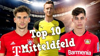 Die besten Mittelfeldspieler der Bundesliga 20192020  Top 10 Fußball [upl. by Kneeland]