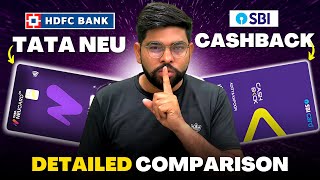 TATA Neu Infinity Vs SBI Cashback Credit Card 🤗 [upl. by Rech]