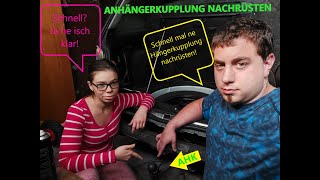 Anhängerkupplung nachrüsten Passat 3B 3BG Audi A4 B5 [upl. by Jara]