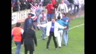 Sunderland fans smash York city ground [upl. by Otilegna]