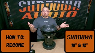 SUNDOWN AUDIO  HOW TO RECONE 10quot amp 12quot WOOFERS [upl. by Nakhsa191]