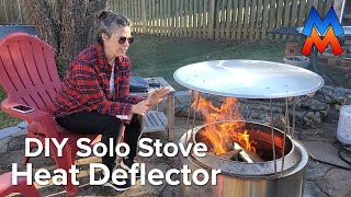 DIY Solo Stove Heat Deflector amp Propane Torch to Light the Fire  Morgan Madness [upl. by Alit609]