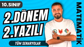 10Sınıf 2Dönem 2Yazılı Provası  Tüm Senaryolar  Matematik  Rehber Matematik [upl. by Granniah]