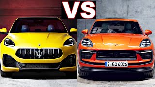 2023 Maserati Grecale vs Porsche macan 2023 Excellent sport SUVs maserati grecale porsche macan [upl. by Bigford]