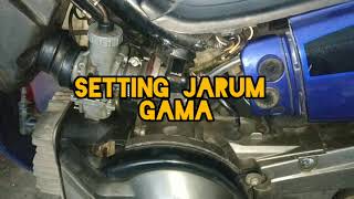 Pasang jarum gama ke carb RXZ setting part 2 [upl. by Annahsohs]