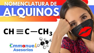 NOMENCLATURA DE ALQUINOS  Ejercicios y Ejemplos de Química [upl. by Enoval]