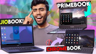 Primebook vs Jiobook vs Chromebook⚡Biggest Comparison The Real Winner🔥 Best Laptop Under ₹15K [upl. by Eissoj]