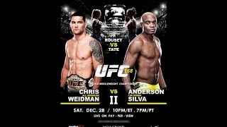 UFC 168  Chris Weidman vs Anderson Silva II  MMANUTS [upl. by Wira]