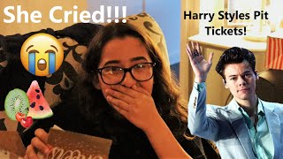 I SURPRISED MY SISTER WITH HARRY STYLES TICKETS FOR CHRISTMAS SHE CRIED [upl. by Wain]