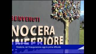 Nocera Inferiore rotatoria ieri linaugurazione oggi le prime difficoltà [upl. by Ronen923]