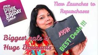 Nykaa Pink Friday Sale HAUL I Best Deals amp Huge Discounts I Makeup amp Skincare nykaa [upl. by Atekihc]