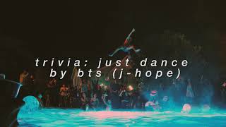 quottrivia just dancequot  bts jhope but youre at a pool party [upl. by Ofori]