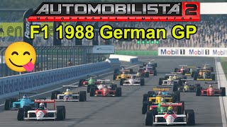 Automobilista 2 German GP 1988 [upl. by Adanar791]