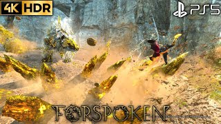 PS5 FORSPOKEN Mylodon Fight 4K HDR  Forspoken PS5 Gameplay Walkthrough 4K 60FPS HDR  Forspoken PS5 [upl. by Cassell]