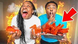 I Gave My Fiancé The WORLD HOTTEST WINGS [upl. by Burkley]