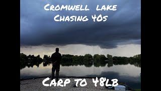 Cromwell lake carp fishingchasing 40s [upl. by Assirram407]