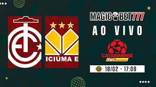 JOGO COMPLETO INTERNACIONAL X CRICIÚMA  9ª RODADA  CATARINENSE 2024 [upl. by Eiba]