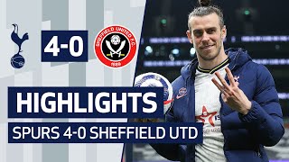 INCREDIBLE Gareth Bale HatTrick HIGHLIGHTS  SPURS 40 SHEFFIELD UTD [upl. by Wanyen425]