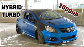 THIS CRAZY  300BHP HYBRID TURBO VAUXHALL CORSA VXR IS A SAVAGE [upl. by Sarilda]