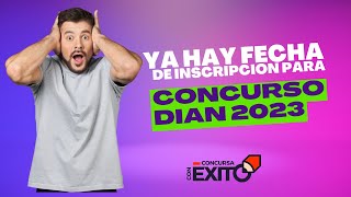 Fechas De Inscripciones Concurso DIAN [upl. by Hanyaz944]