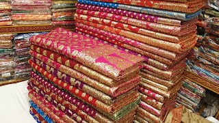 unlimited bridal benaroshi katan saree collection available [upl. by Wolk]