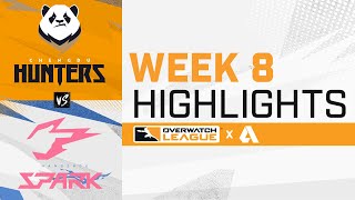 Chengdu Hunters VS Hangzhou Spark  Overwatch League 2021 Highlights  Week  Day [upl. by Carisa388]