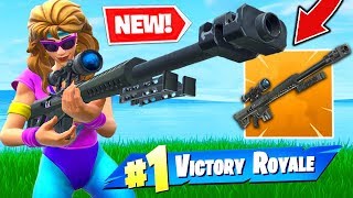 NEW LEGENDARY HEAVY SNIPER In Fortnite Battle Royale [upl. by Zosi]