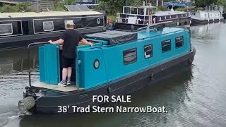 Mr Blue Sky 38ft Narrowboat FOR SALE [upl. by Janerich]