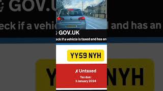 Untaxed Car driving round uk dashcam untaxedvehicle untaxedcar [upl. by Nodnal]